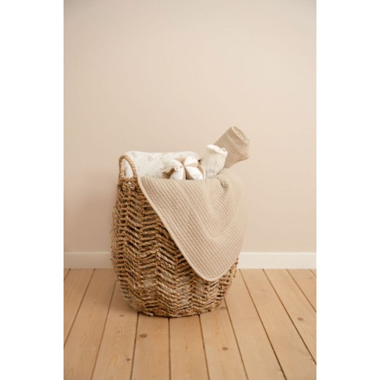 Muslino vystyklas 120x120 Pure beige