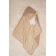 Ekologiškos medvilnės rankšluostis kūdikiui Pure Beige