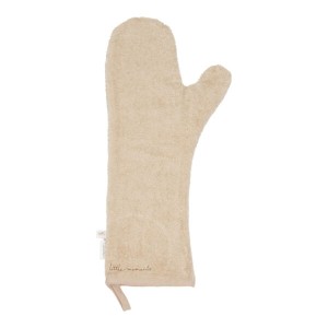 Ekologiškos medvilnės prausimo pirštinė Pure Beige